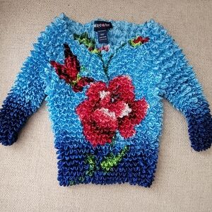 90s Blue Bubble Shirt